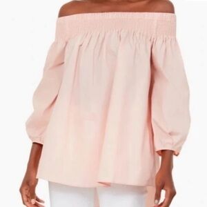 Tuckernuck POMANDER PLACE Inslee Off the Shoulder Top medium, light pink